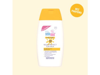 Sebamed Baby opalovací mléko bez parfému SPF50 200 ml
