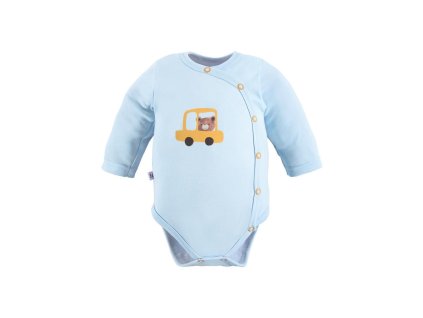 Body rozepínací s dlouhým rukávem Cars&Bears modré