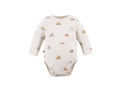 Body s dlouhým rukávem Cars&Bears ecru