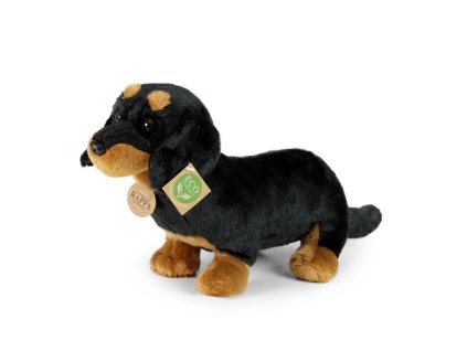 Plyšový pes jezevčík 32 cm ECO-FRIENDLY