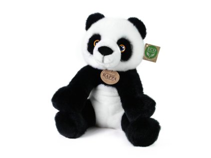 Plyšová panda sedící 27 cm ECO-FRIENDLY
