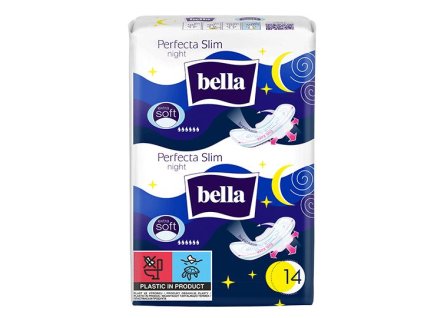 Bella Perfecta Slim Night Extra Soft dámské vložky (14ks)
