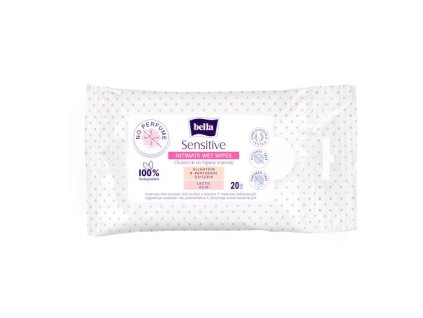 Bella Sensitive intimní vlhčené ubrousky (20ks)