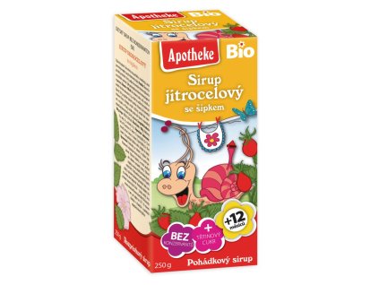 Apotheke sirup dětský Jitrocelový se šípkem BIO 250g