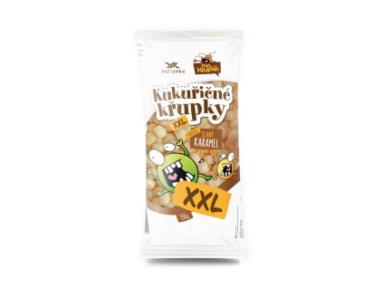 REJ Kukuřičné křupky XXL s příchutí slaný karamel 150g