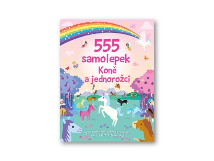 555 samolepek Koně a jednorožci