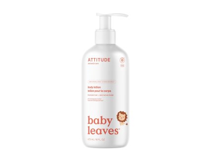 Dětské tělové mléko ATTITUDE Baby leaves s vůní hruškové šťávy 473 ml