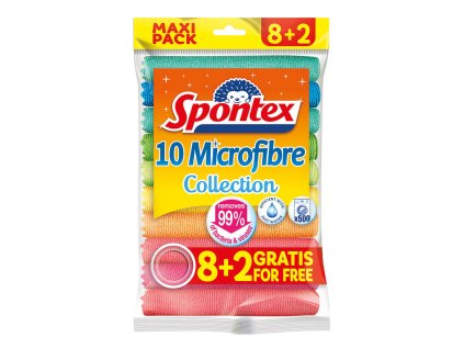 Spontex Microfibre utěrka z mikrovlákna 8+2