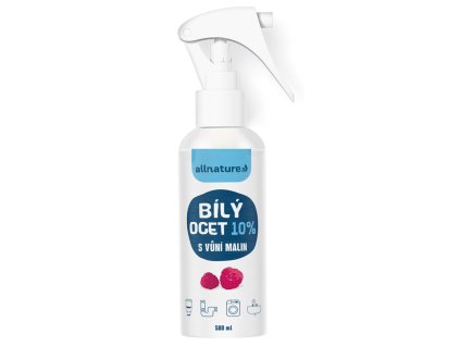 Allnature Bílý ocet sprej 10 % s vůní malin 500ml