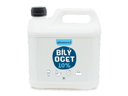 Allnature Bílý ocet 10% 3000ml