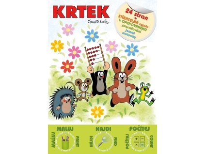 Omalovánka Krtek + samolepky