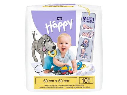Bella Baby Happy přebalovací podložky 60 x 60 10 ks