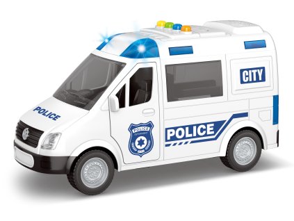 Auto policejní s efekty 22 cm