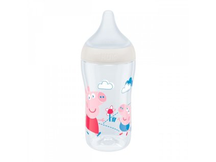 NUK Perfect Match láhev Peppa Pig s kontrolou teploty 260ml