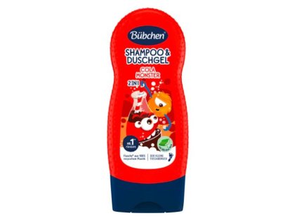 Bübchen Kids 2v1 Šampon a sprchový gel 230ml Cola Monster