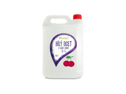 iPlody Ocet bílý 10 % na úklid s vůní višně kanystr 5l