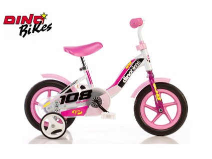 Dino Bikes Dětské kolo růžové 10" 2017