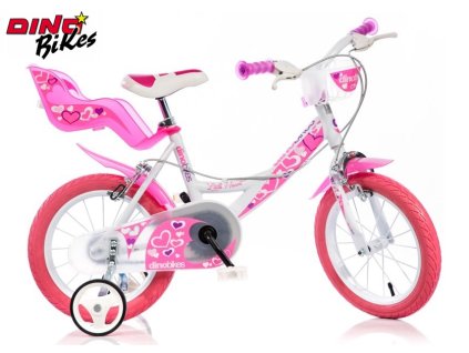 Dino Bikes Dětské kolo 14" bílé 2017
