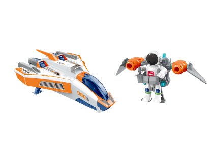 Raketoplán s kosmonautem a efekty 55 cm