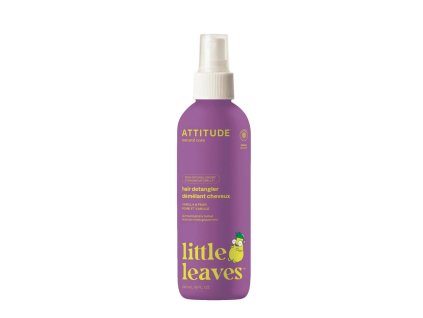 Sprej pro snadné rozčesávání dětských vlásků ATTITUDE Little leaves s vůní vanilky a hrušky 240 ml