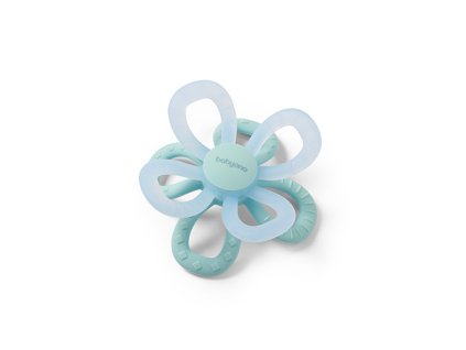 BabyOno Silikonové kousátko FLOWER modré