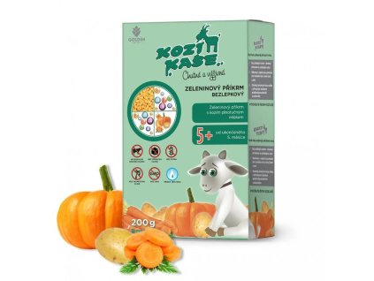 Kozí zeleninový příkrm bez lepku 200g