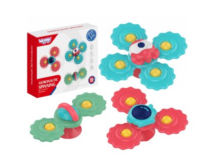 WOOPIE BABY Kousátko Spinner Vířivé s přísavkou