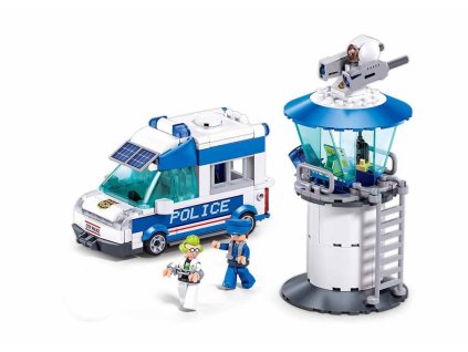 Sluban Metropolis M38-B1218 Přepravní vůz zásahové jednotky: Gangsteři za mřížemi