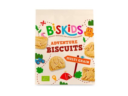 BISkids BIO dětské celozrnné sušenky bez přidaného cukru 100g