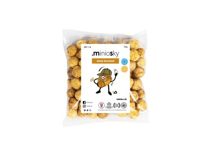 Miniosky kukuřičné křupky Slaný karamel 50g
