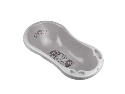 MALTEX Dětská vanička Lesní parta 84cm šedá