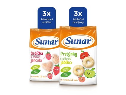 Sunar dětský snack mix karton L 6x50g