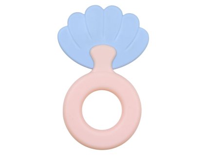 Baby Mix Dětské kousátko s chrastítkem Mušle