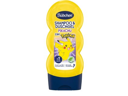 Bübchen Kids 2v1 Šampon a sprchový gel 230ml Pikachu