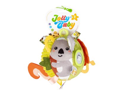 JOLLYBABY Měkký senzorický míček Džungle