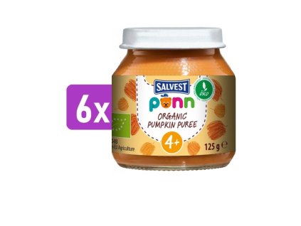 SALVEST Ponn BIO Dýňové pyré (6x125g)