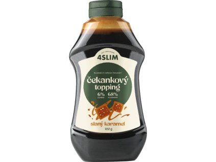 4Slim Čekankový topping slaný karamel 700g