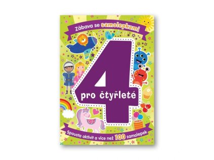 Zábava se samolepkami pro čtyřleté