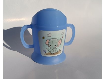 TVAR Kojenecký hrníček 150ml Slůně modrý