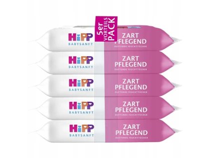 HiPP Čistící vlhčené ubrousky s přírodním výtažkem z BIO mandlí 5x48ks