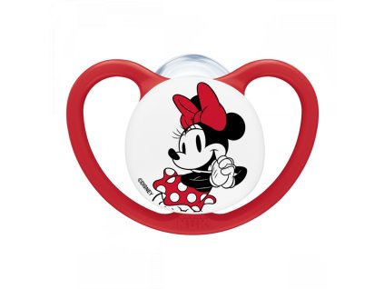 NUK Perfect Match Air dudlík Mickey 0 6m červená