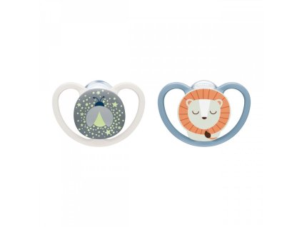 NUK Perfect Match Air Night Dudlík FIREFLY LION 6 18m (2ks)