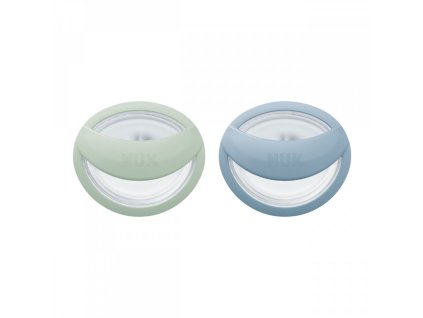NUK Perfect Match dudlík 0 6m (2ks) GREEN BLUE