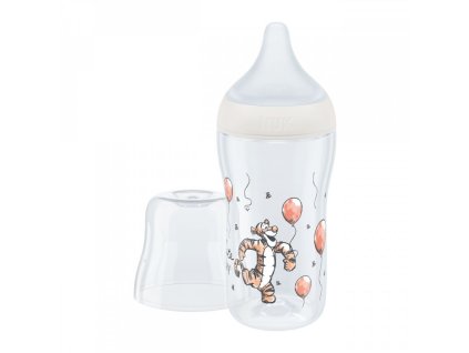 NUK Perfect Match láhev s kontrolou teploty Disney Oslík 260ml 2