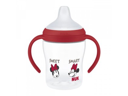 NUK Perfect Match láhev učení Disney Minnie 150ml červená