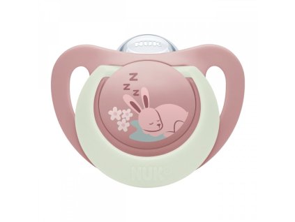 NUK First Choice Night Dudlík 0 6m BUNNY