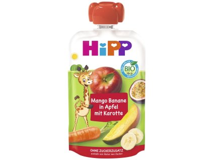 HiPP BIO Jablko Banán Mango Mrkev 100g