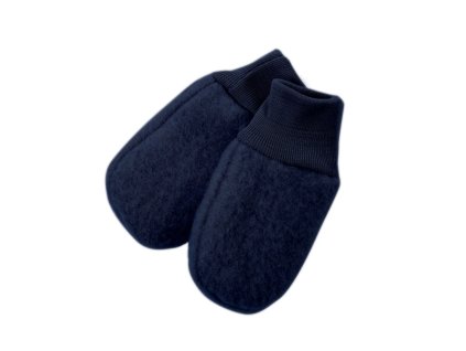 Kojenecké fleecové rukavičky Merino modré