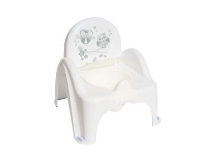 TEGA Dětský nočník s poklopem Sova bílý