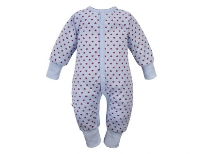 Overal bez nožiček LOVE modrý